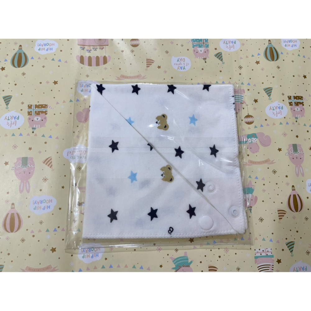 彩色純棉三角口水巾/三角巾/雙按扣嬰兒圍兜-細節圖4