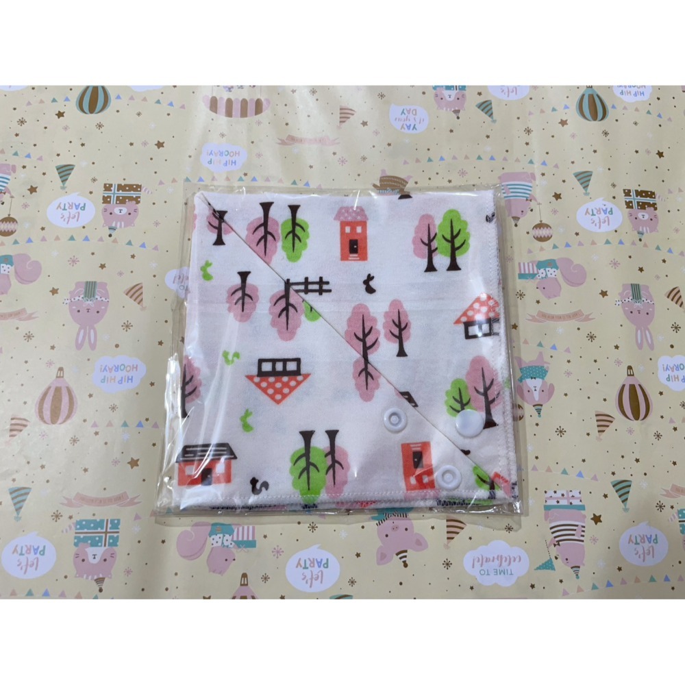 彩色純棉三角口水巾/三角巾/雙按扣嬰兒圍兜-規格圖9