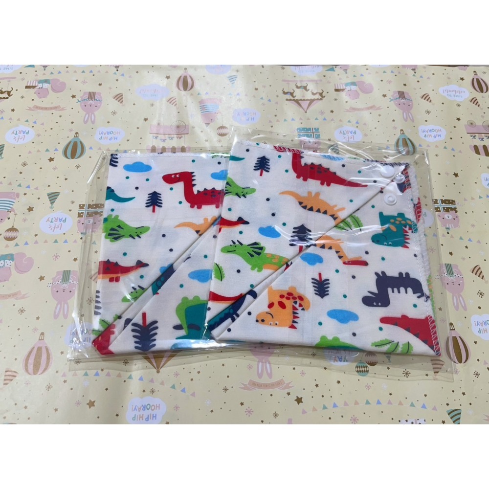 彩色純棉三角口水巾/三角巾/雙按扣嬰兒圍兜-規格圖11