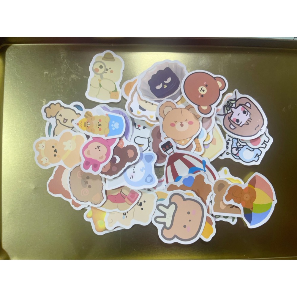 兒童可愛貼紙 手帳貼紙 卡通貼紙 勞作貼紙 一組40張-規格圖9
