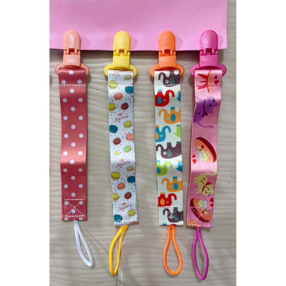 安撫奶嘴牙膠玩具防掉鍊/防掉鍊/奶嘴帶/奶嘴防掉夾/奶嘴夾 〝 不可調 〞-細節圖2