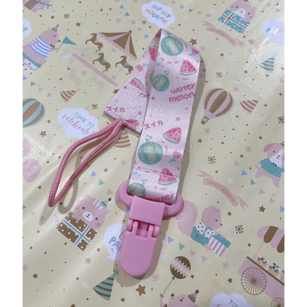 安撫奶嘴牙膠玩具防掉鍊/防掉鍊/奶嘴帶/奶嘴防掉夾/奶嘴夾 〝 不可調 〞-規格圖11