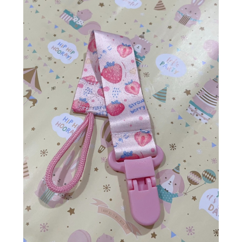 安撫奶嘴牙膠玩具防掉鍊/防掉鍊/奶嘴帶/奶嘴防掉夾/奶嘴夾 〝 不可調 〞-規格圖11