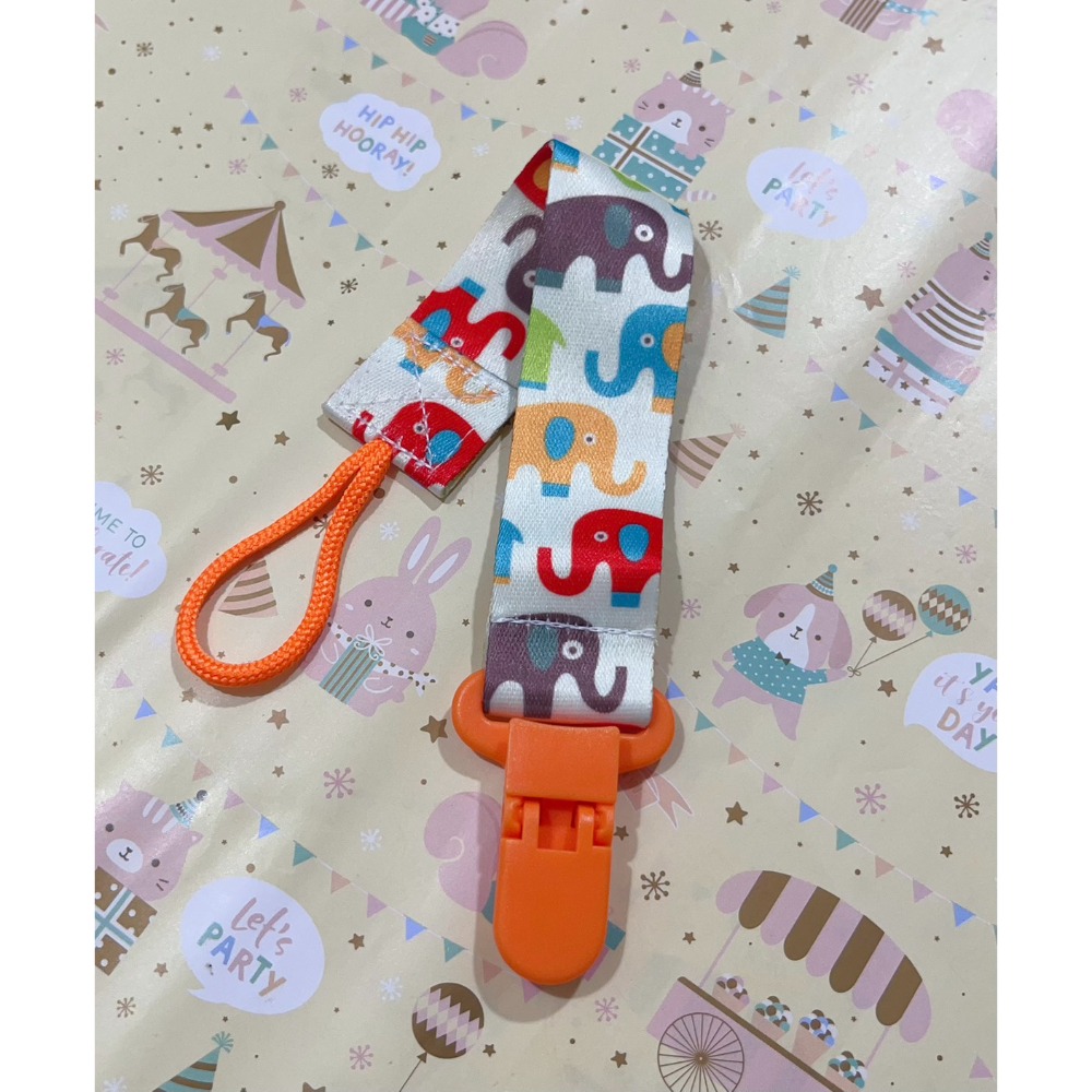 安撫奶嘴牙膠玩具防掉鍊/防掉鍊/奶嘴帶/奶嘴防掉夾/奶嘴夾 〝 不可調 〞-規格圖11