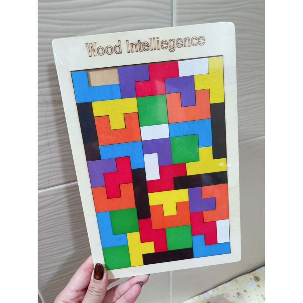 俄羅斯方塊套柱積木幾何圖形 拼裝 積木-細節圖2