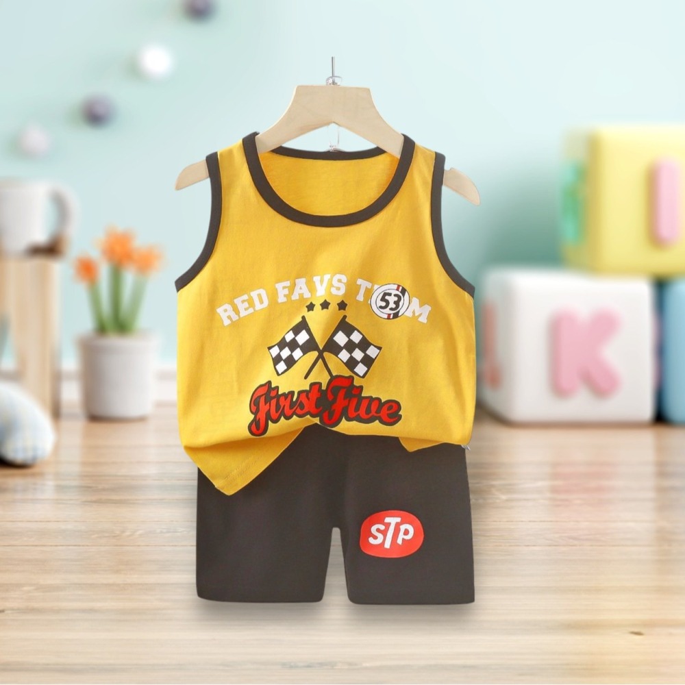 男童夏天無袖套裝  ( 上衣+褲子 ) 組-細節圖10