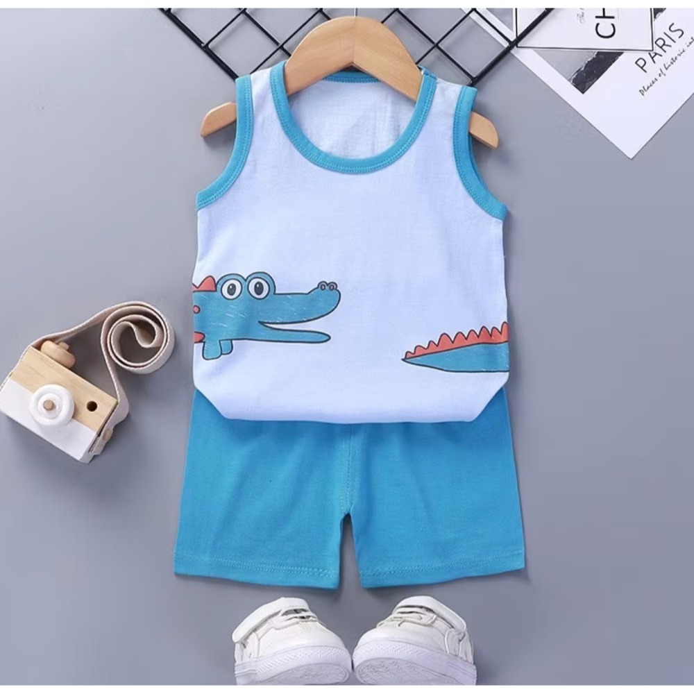 男童夏天無袖套裝  ( 上衣+褲子 ) 組-規格圖10