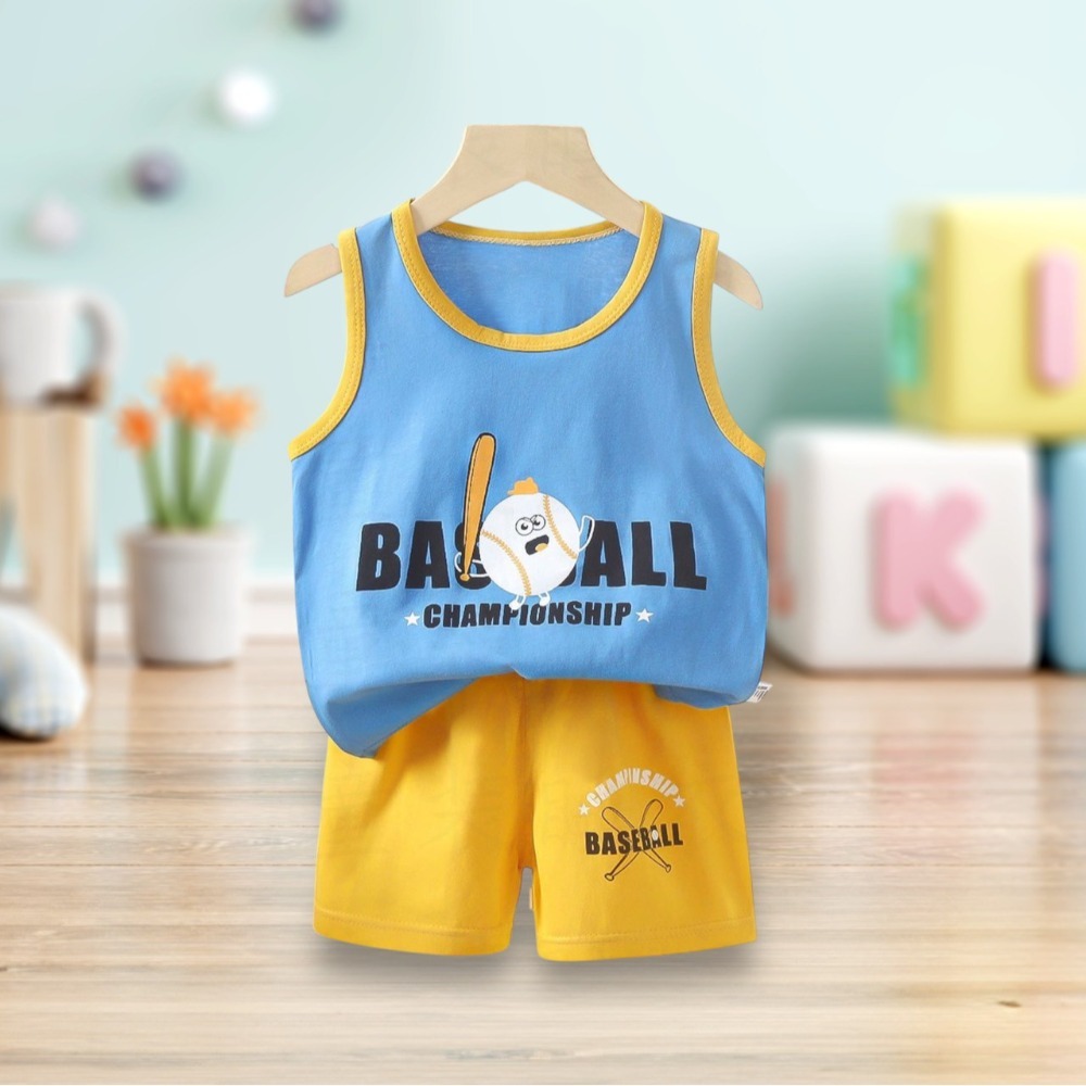 男童夏天無袖套裝  ( 上衣+褲子 ) 組-規格圖10