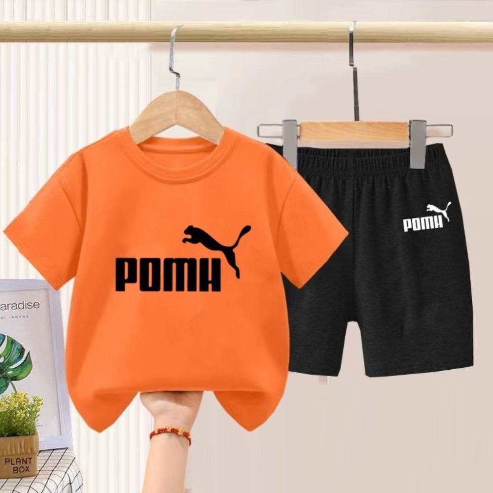 男女兒童運動短袖套裝兩件套 潮男套裝-規格圖7