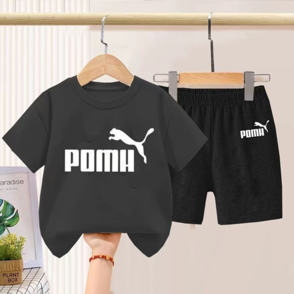 男女兒童運動短袖套裝兩件套 潮男套裝-規格圖7