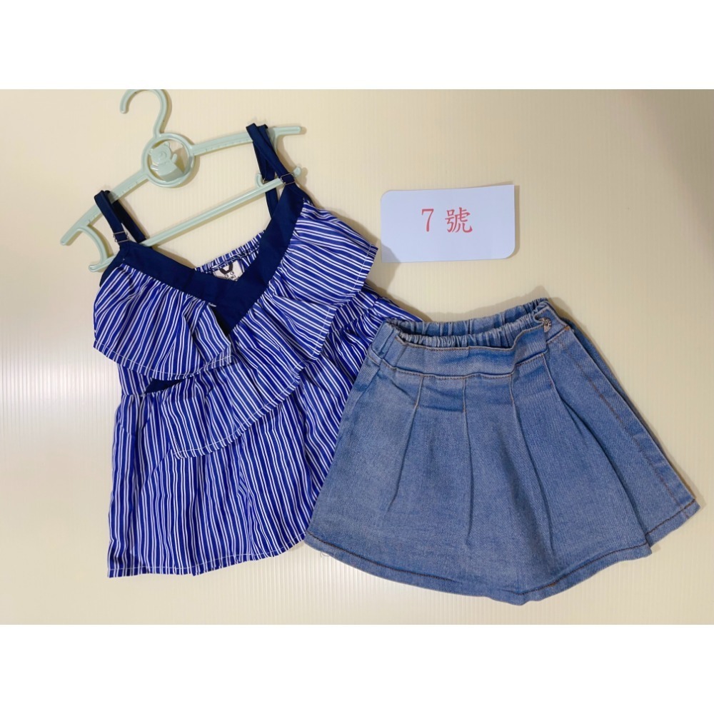 甜美可愛風 兩件式 套裝   ( 上衣+褲裙 )-規格圖5