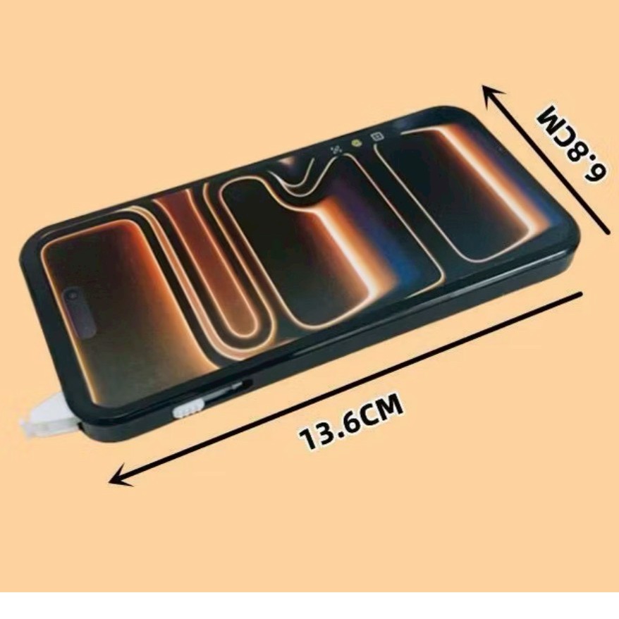 炫酷蘋果17修正帶創意造型手機款     長 13.6   寬 6.8-細節圖2