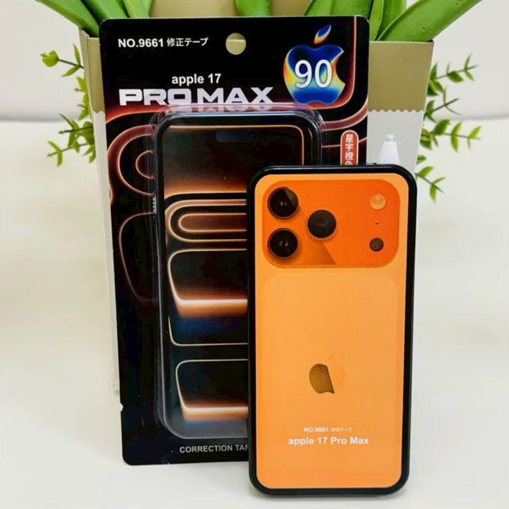 炫酷蘋果17修正帶創意造型手機款     長 13.6   寬 6.8-細節圖4