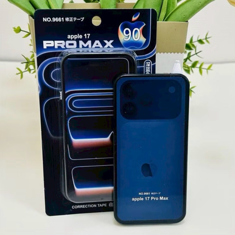 炫酷蘋果17修正帶創意造型手機款     長 13.6   寬 6.8-細節圖5