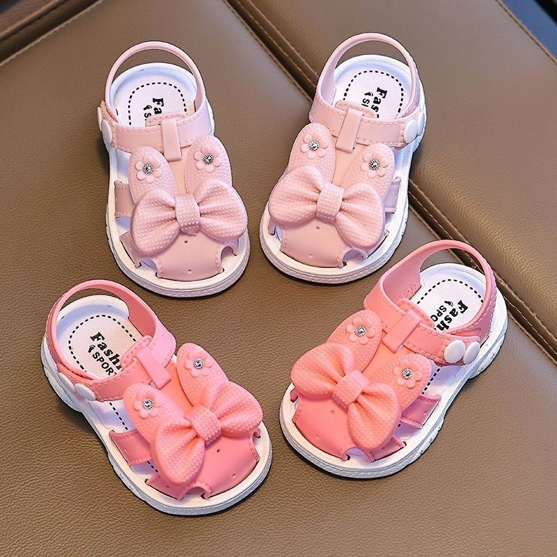 女寶寶涼鞋 軟底嬰兒學布鞋  蝴蝶款-細節圖4