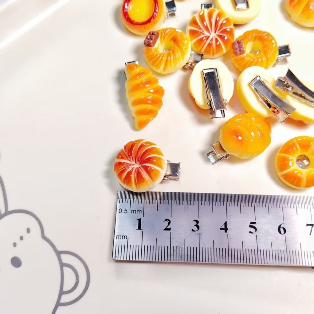 〝現貨” 髮夾搞怪可愛趣味仿真劉海食物創意鴨嘴個性側邊少女頭飾發卡髮飾-細節圖3
