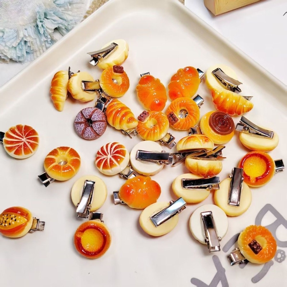 〝現貨” 髮夾搞怪可愛趣味仿真劉海食物創意鴨嘴個性側邊少女頭飾發卡髮飾-細節圖4