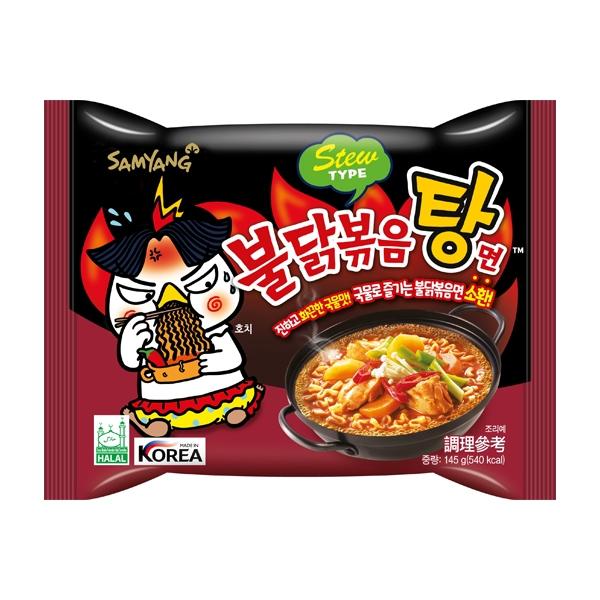 【甩甩妹小舖】現貨 三養 火辣雞肉風味湯麵 145g-細節圖2