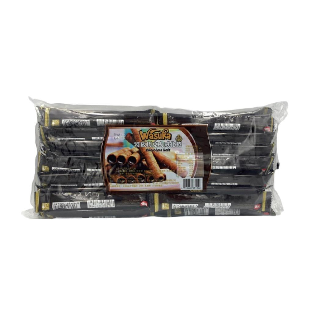 【甩甩妹小舖】現貨 WASUKA 威化捲 特級巧克力威化捲 600g-細節圖2