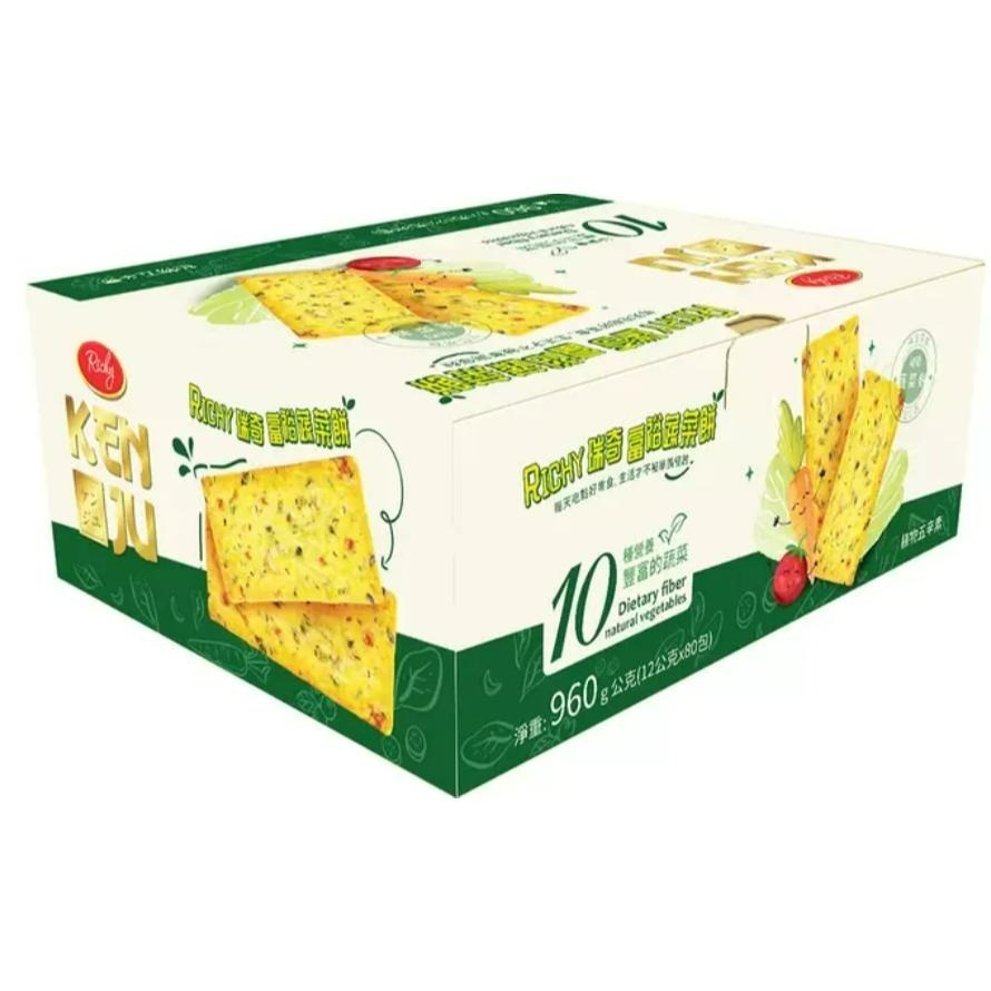 【甩甩妹小舖】現貨 新品 Richy 瑞奇 富裕蔬菜餅 960g-細節圖2