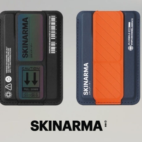 SKINARMA  Kado 磁吸卡夾支架可插卡 MagSafe 磁吸 折疊支架 卡套支架 3M 背貼支架 卡包支架-細節圖7