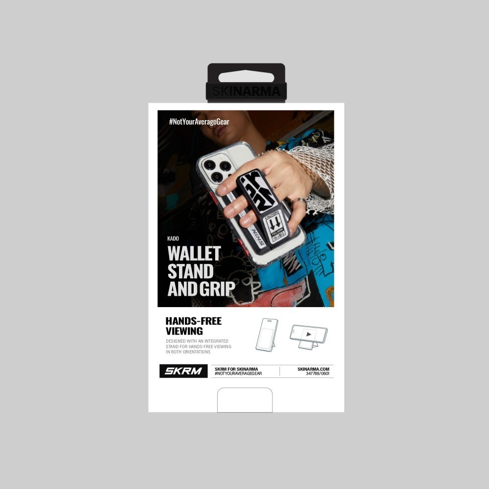 SKINARMA  Kado 磁吸卡夾支架可插卡 MagSafe 磁吸 折疊支架 卡套支架 3M 背貼支架 卡包支架-細節圖10