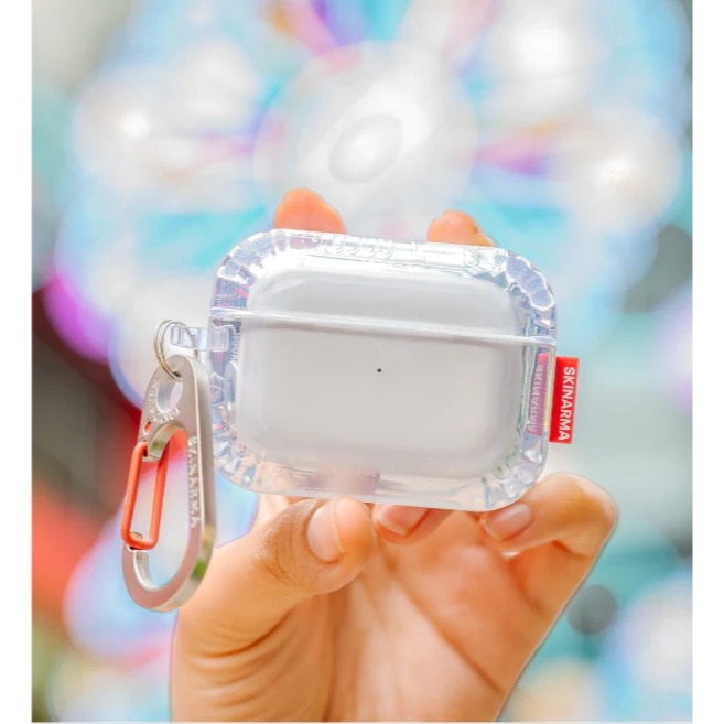 SKINARMA Saido 螢光冰塊防摔保護殼(附掛鉤) AirPods Pro 2-現貨-細節圖6
