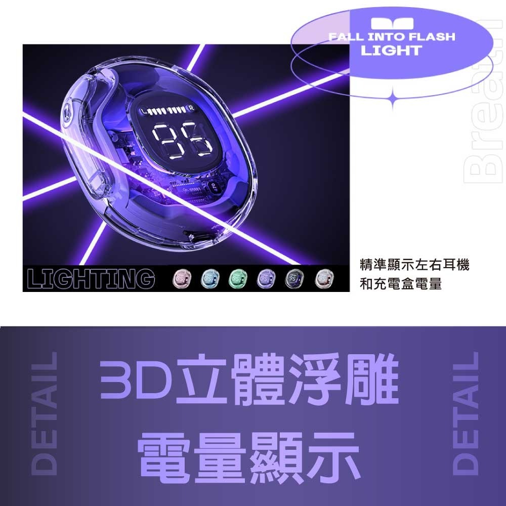 ACEFAST Crystal T8 小晶彩真無線藍牙耳機-台灣原廠公司貨-細節圖7