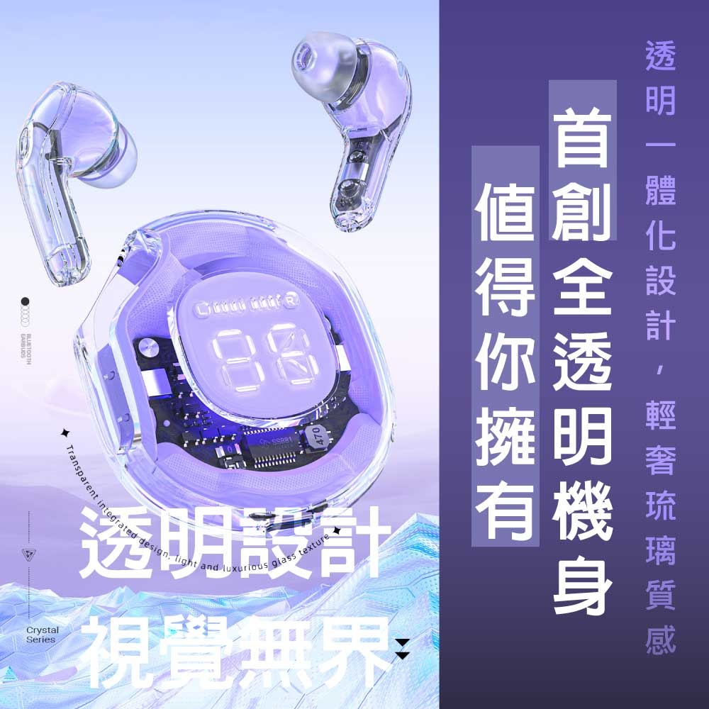 ACEFAST Crystal T8 小晶彩真無線藍牙耳機-台灣原廠公司貨-細節圖4