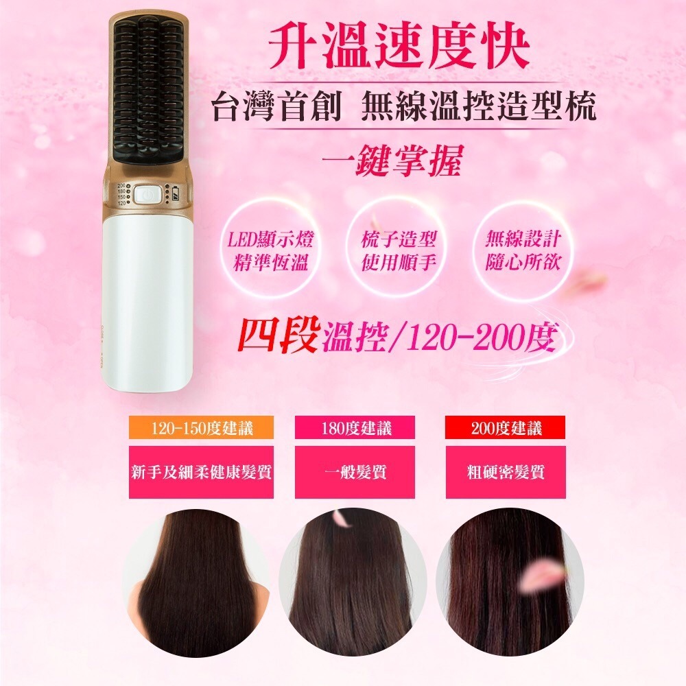 Anqueen 安晴 溫控魔髮造型梳 - QA-N17 (現貨免運)-細節圖11