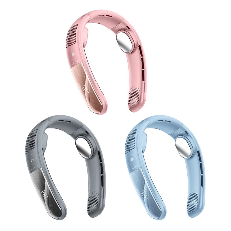 樂米 LARMI 無葉掛脖風扇LMF16 無葉風扇 充電式電風扇 頸掛風扇 隨身風扇 運動靜音風扇 充電風扇 無葉掛脖-細節圖2