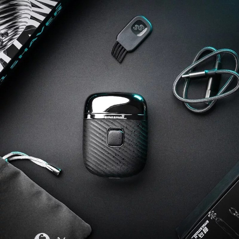 SMASMALL 昔馬 電動刮鬍刀 父親節禮物 IPX7防水等級 充電式刮鬍刀 可水洗 現貨免運-細節圖5