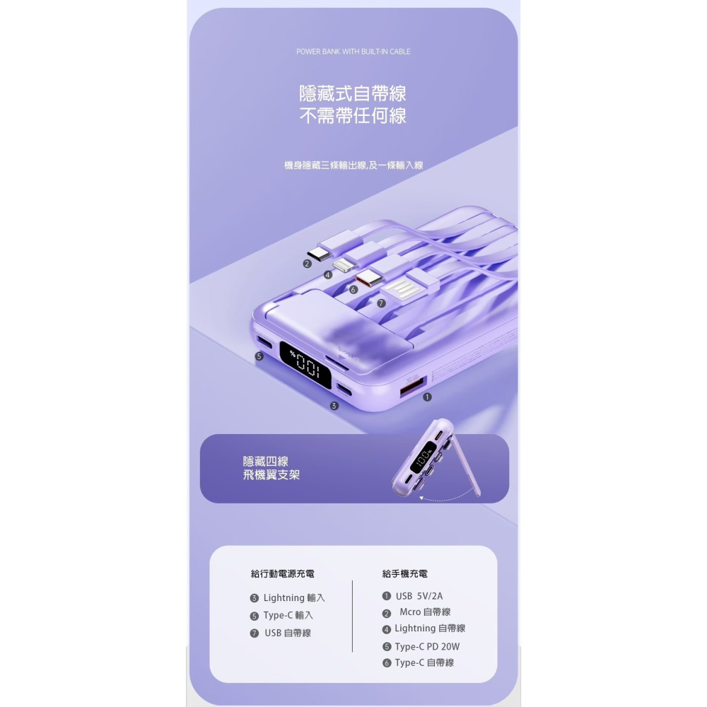 ONAIR X1四線隱藏飛機翼支架無線磁吸行動電源 magsafe 行動電源 數字顯示 bsmi/ncc認證-現貨供應-細節圖5