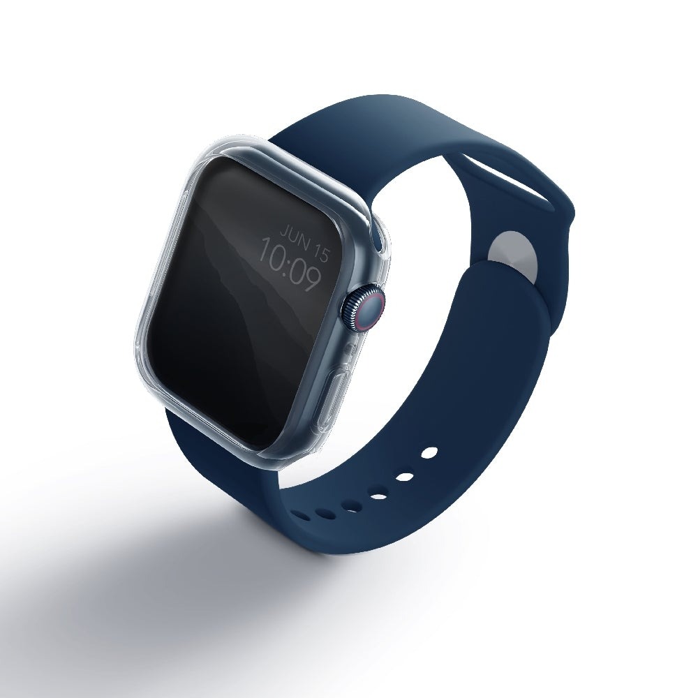 UNIQ Glase 輕薄透明防撞保護框 41／45 mm（2入 透明＋透黑）for Apple Watch-細節圖8