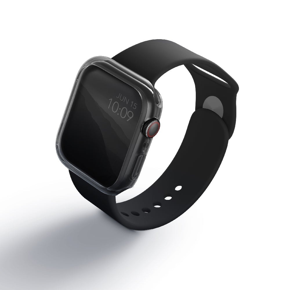 UNIQ Glase 輕薄透明防撞保護框 41／45 mm（2入 透明＋透黑）for Apple Watch-細節圖9