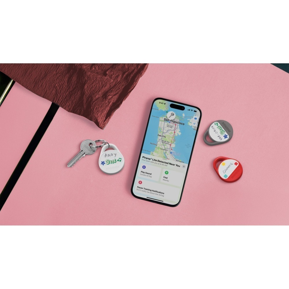 【蘋果+安卓】Momax 摩米士 Pinpop Lite Find My全球定位器 適用 Apple / Android-細節圖7