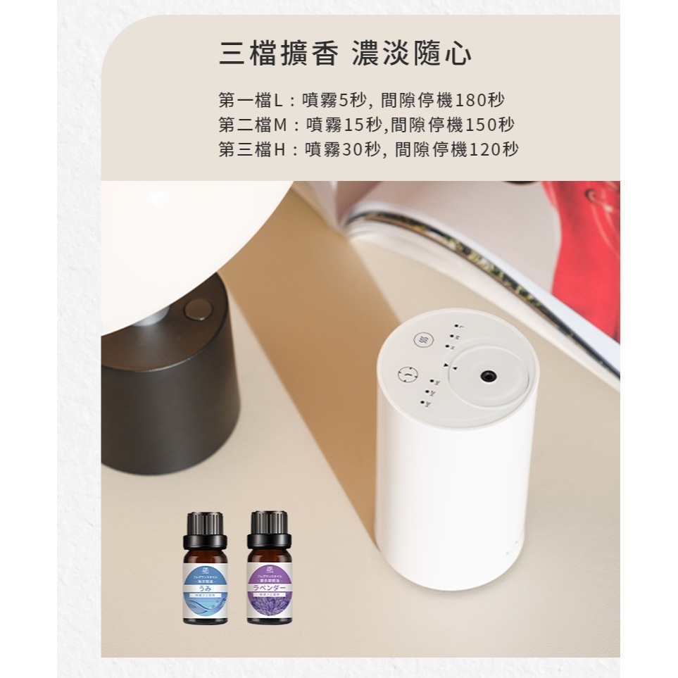樂米LARMI 無水擴香機LMD01 充電便攜擴香機 精油 擴香儀 香薰儀 usb車用薰香 精油霧化機 香氛-細節圖4