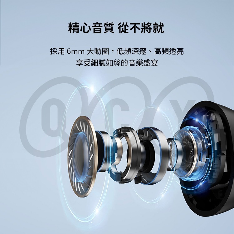 QCY ArcBuds Lite 入耳式真無線藍牙耳機 小體積 輕聽零負擔 原廠公司貨非水貨-細節圖8