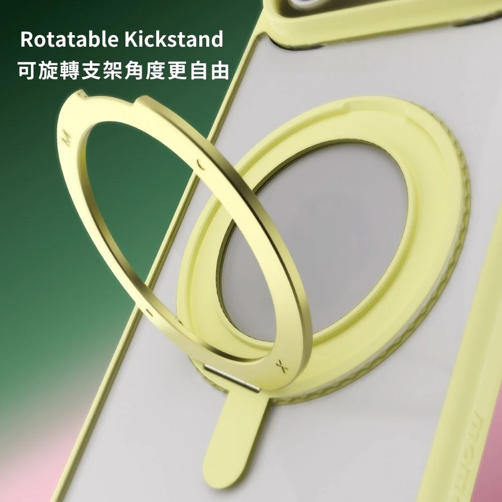 Momax 摩米士 MR系列 MagSafe 旋轉支架磁吸保護殼 for iPhone 17-現貨-細節圖4