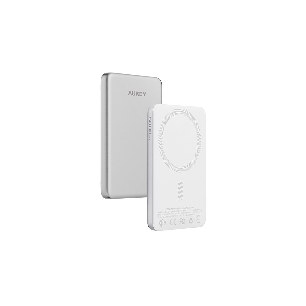 【現貨送快充頭】AUKEY MagFusion 5000mAh/10000mAh Qi2磁吸超薄行動電源 MS08/07-規格圖9