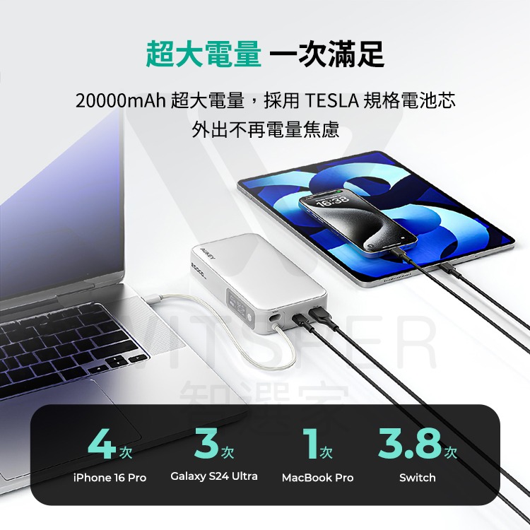 AUKEY Sling PB-Y47/PB-Y48 PD快充 行動電源 CCC認證/Wh標示 台灣現貨 2年保固-細節圖9