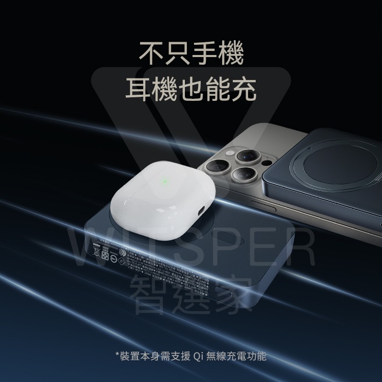 TORRAS Ostand Qi2 10000mAh MagSafe超薄磁吸旋轉支架行動電源-有CCC認證-細節圖6