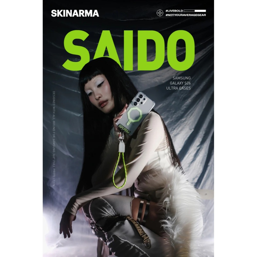 SKINARMA Sonix 荒原廢土/Saido 低調風格磁吸防摔手機殼 Galaxy S26 Ultra-細節圖7