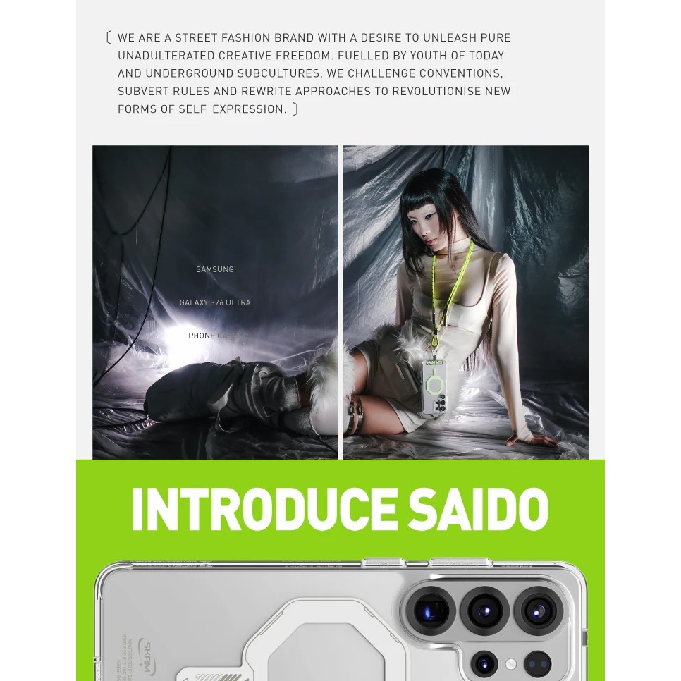 SKINARMA Sonix 荒原廢土/Saido 低調風格磁吸防摔手機殼 Galaxy S26 Ultra-細節圖8