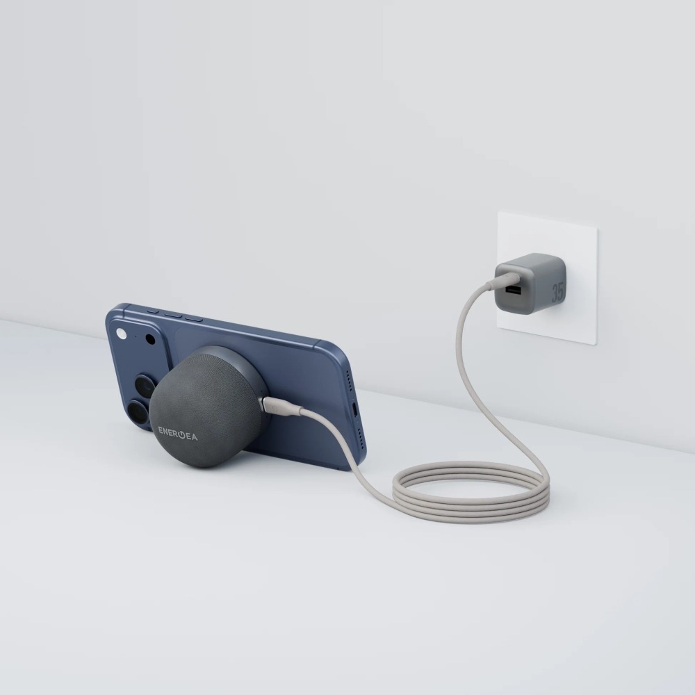 ENERGEA 新加坡 MagAudio Go Plus 磁吸無線充電隨身音箱 (附繩帶)-細節圖7
