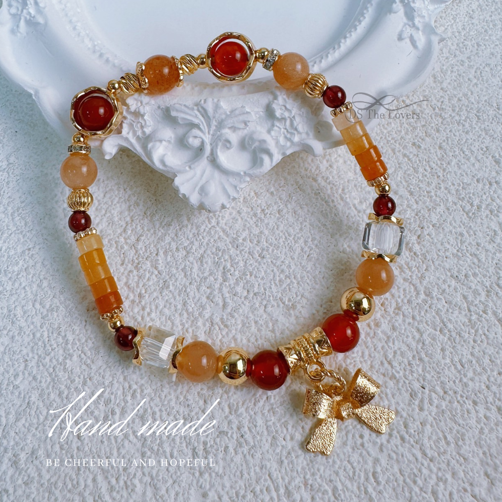 DS The Lovers 天然水晶設計款『璀璨暖陽』能量水晶手鍊-細節圖3