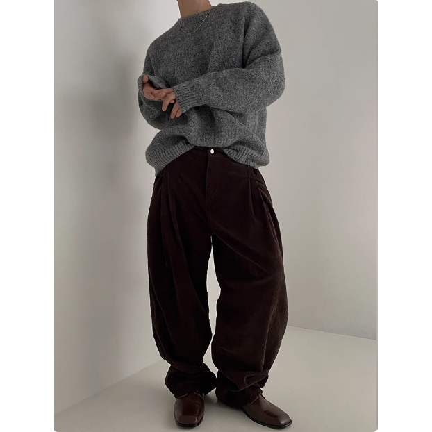 【YT SHOP】韓國 慵懶風格 針織毛衣 海馬毛 毛衣 針織衣 針織外套 長袖 寬鬆 休閒 百搭 質感 穿搭-細節圖2