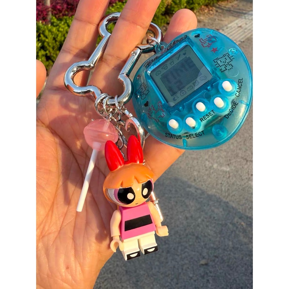 【YT SHOP】［數碼寵物蛋吊飾］可以玩‼️電子寵物蛋 寵物機 包包吊飾 情侶吊飾 鑰匙圈-規格圖4