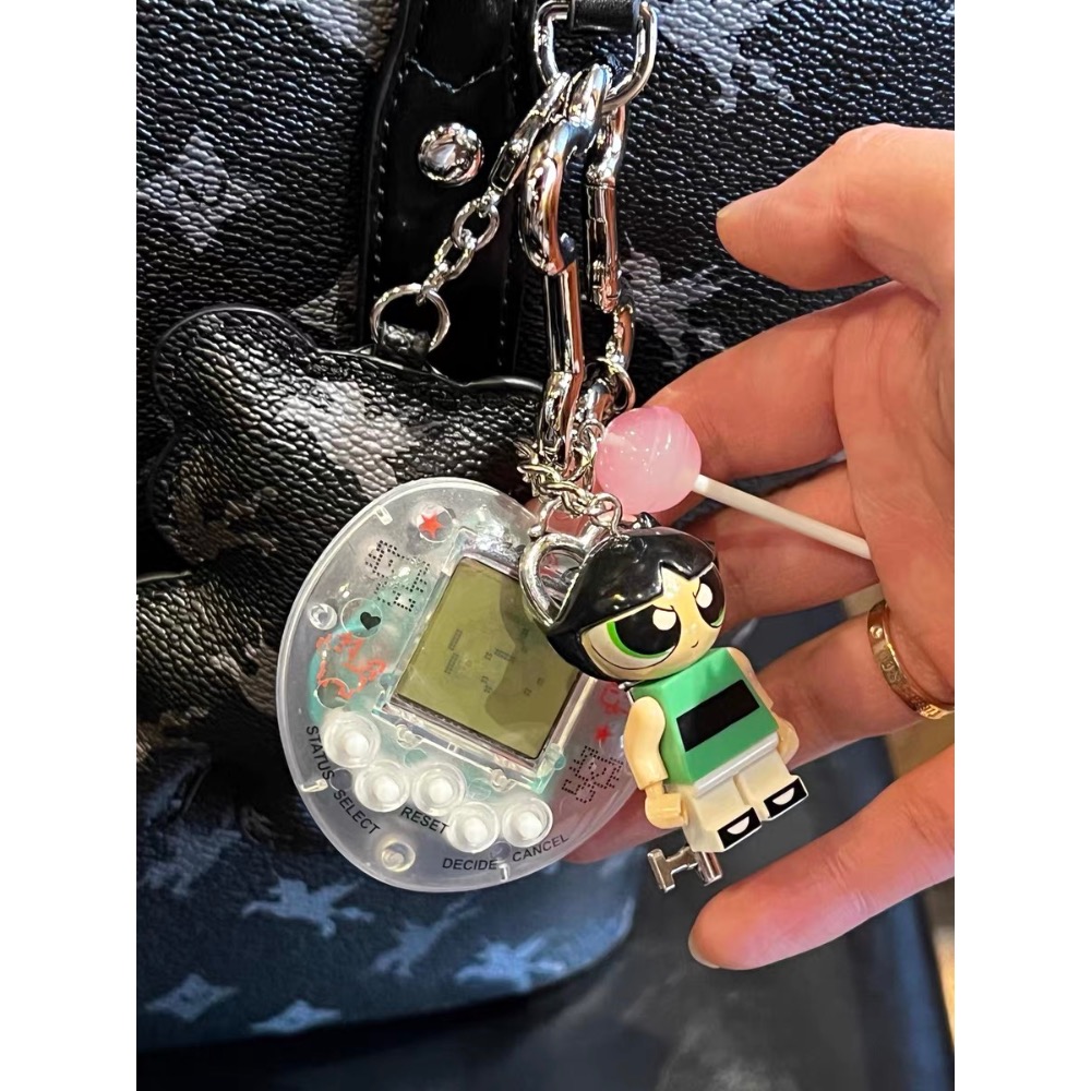 【YT SHOP】［數碼寵物蛋吊飾］可以玩‼️電子寵物蛋 寵物機 包包吊飾 情侶吊飾 鑰匙圈-規格圖4