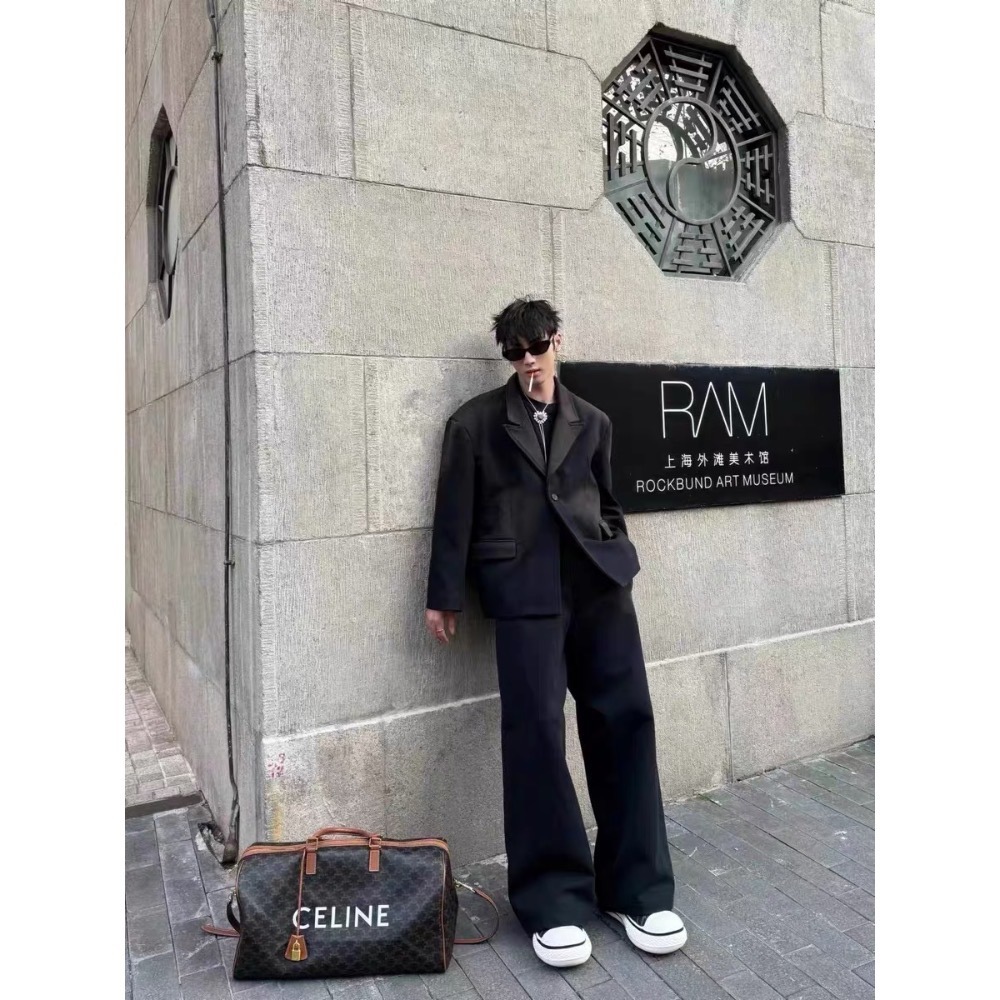 【YT SHOP】穿搭潮男必備🔥美式復古鞋 米奇 圓頭 帆布鞋 板鞋 穿搭 大頭 鞋子-細節圖10